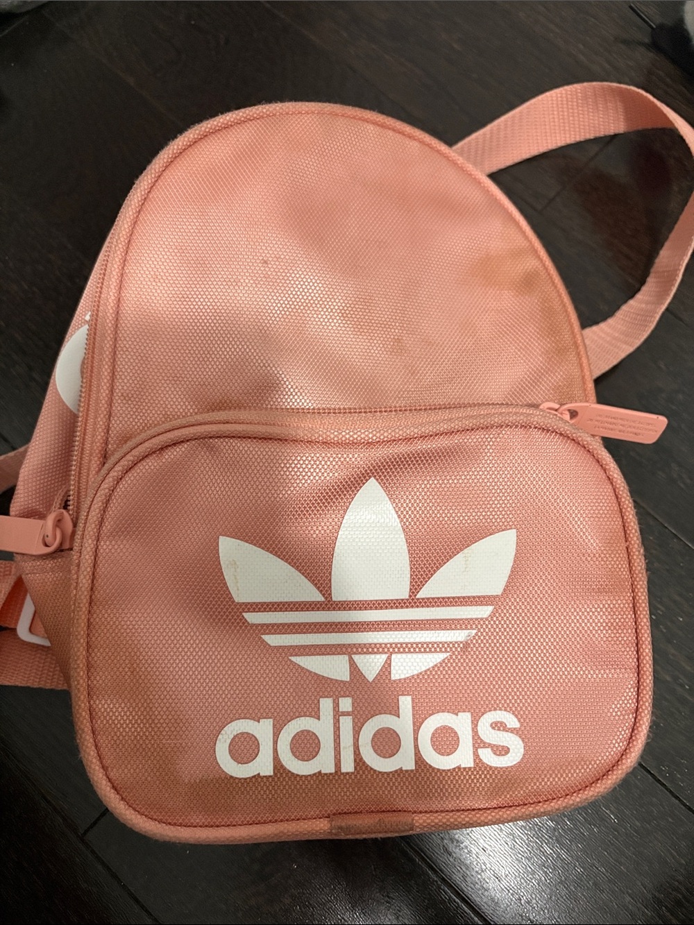 adidas Pink Trefoil Mini Crossbody Backpack